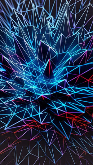 Vibrant Psychedelic Neon Lights Wallpaper