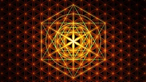 Vibrant Psychedelic Neon Lights In Abstract Design Wallpaper