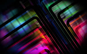 Vibrant Psychedelic Neon Lights Wallpaper