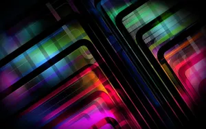 Vibrant Psychedelic Neon Lights Wallpaper