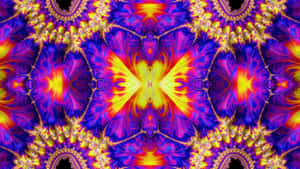 Vibrant Psychedelic Purple Pattern.jpg Wallpaper