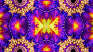 Vibrant Psychedelic Purple Pattern.jpg Wallpaper