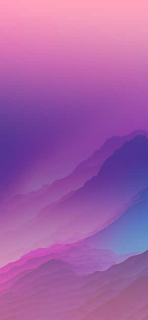 Vibrant Purple Gradient Landscape Wallpaper