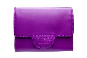 Vibrant Purple Leather Wallet Wallpaper