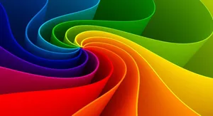 Vibrant_ Rainbow_ Swirl_ Abstract Wallpaper