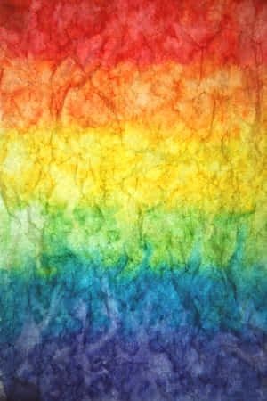 Vibrant Rainbow Watercolor Texture Wallpaper