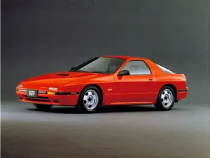 Vibrant Red Mazda Rx7 Fc Classic Code Wallpaper