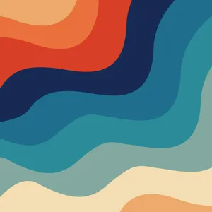 Vibrant Retro Color Palette - Artistic Abstract Background Wallpaper