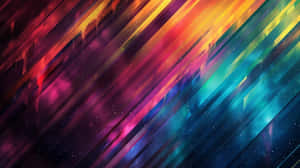 Vibrant Space Rainbow Wallpaper