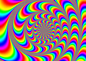 Vibrant Spiral Illusion Art.jpg Wallpaper