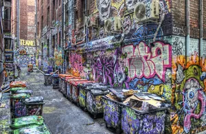 Vibrant Street Art In The City Wallpaper