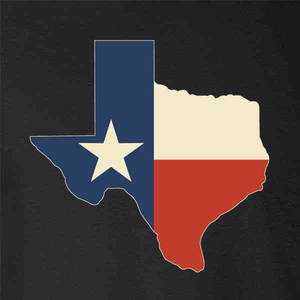 Vibrant Texas Flag Imprinted On Map Wallpaper