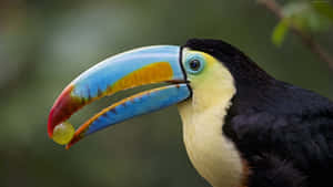 Vibrant_ Toucan_ Closeup_4 K.jpg Wallpaper