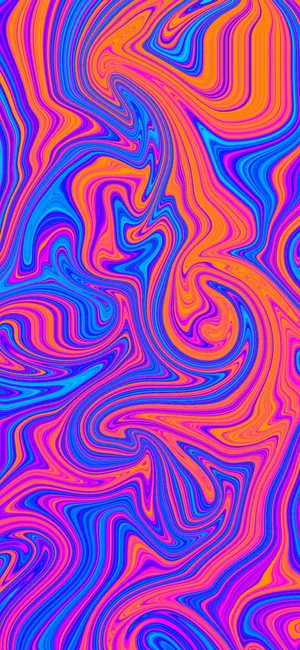Vibrant Trippy Marblei Phone Wallpaper Wallpaper
