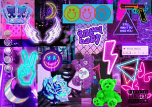 Vibrant_ Trippy_ Skater_ Collage.jpg Wallpaper
