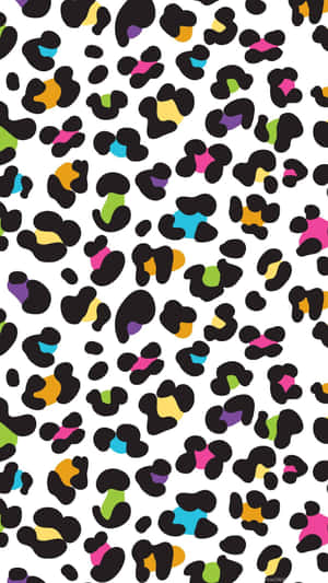 Vibrant Unleashed - A Riotous Blend Of Cheetah Prints Wallpaper