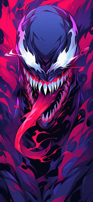 Vibrant Venom Artwork Wallpaper