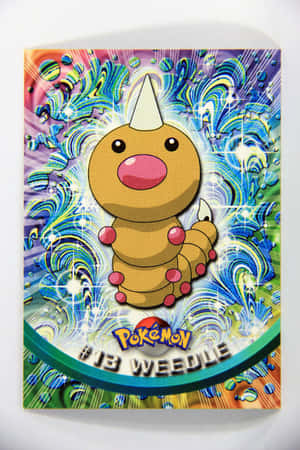 Vibrant Weedle Pokemon Card Wallpaper