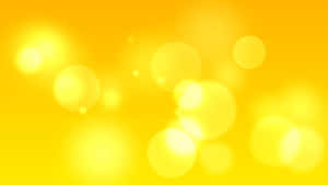 Vibrant Yellow Abstract Art Wallpaper