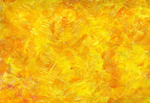 Vibrant Yellow Abstract Painting Wallpaper