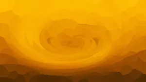 Vibrant Yellow Abstract Painting Wallpaper