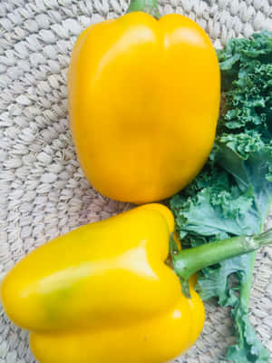 Vibrant Yellow Bell Pepper Wallpaper