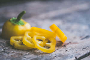 Vibrant Yellow Bell Pepper Wallpaper