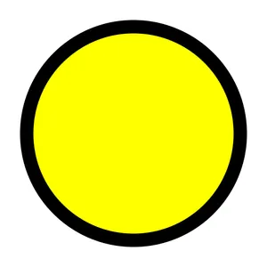 Vibrant Yellow Circle Abstract Background Wallpaper