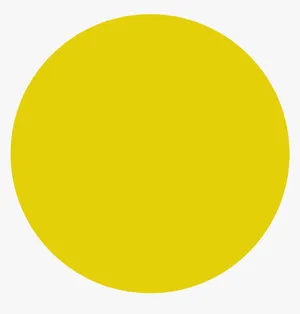 Vibrant Yellow Circle In The Center Of The Image Wallpaper