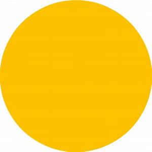 Vibrant Yellow Circle On A Colorful Background Wallpaper