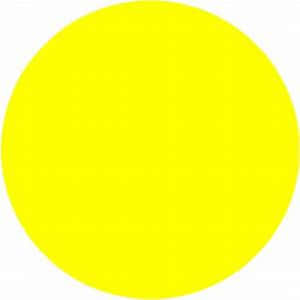 Vibrant Yellow Circle On A Dark Background Wallpaper