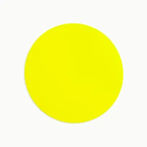 Vibrant Yellow Circle On A Dark Background Wallpaper
