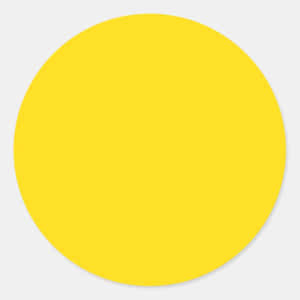 Vibrant Yellow Circle On A Gradient Background Wallpaper
