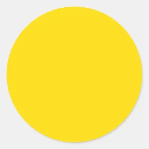Vibrant Yellow Circle On A Gradient Background Wallpaper