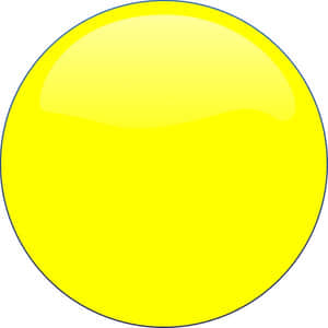 Vibrant Yellow Circle On A Light Background Wallpaper