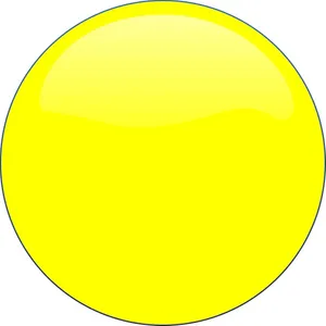 Vibrant Yellow Circle On A Light Background Wallpaper