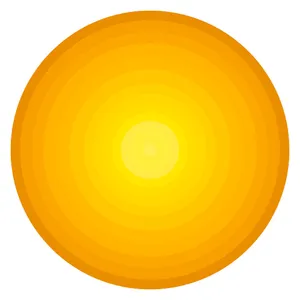 Vibrant Yellow Circle On A Soft Grey Background Wallpaper