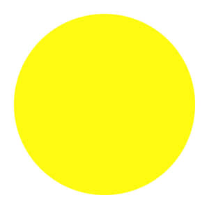 Vibrant Yellow Circle On Dark Background Wallpaper