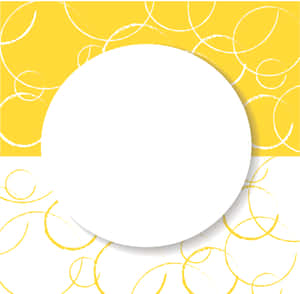 Vibrant Yellow Circle On Gradient Background Wallpaper