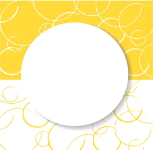 Vibrant Yellow Circle On Gradient Background Wallpaper