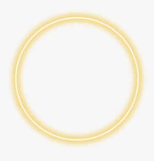 Vibrant Yellow Circle On White Background Wallpaper