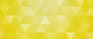 Vibrant Yellow Geometric Pattern Wallpaper