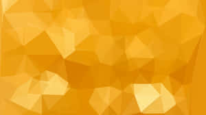 Vibrant Yellow Geometric Pattern Wallpaper