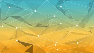 Vibrant Yellow Geometric Pattern Wallpaper Wallpaper