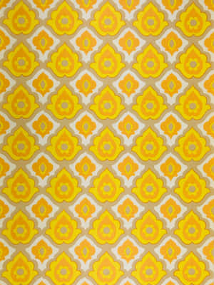 Vibrant Yellow Geometric Pattern Wallpaper Wallpaper