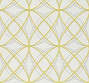 Vibrant Yellow Geometric Pattern Wallpaper Wallpaper