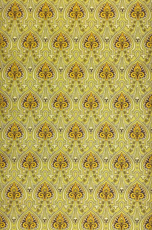 Vibrant Yellow Geometric Pattern Wallpaper Wallpaper