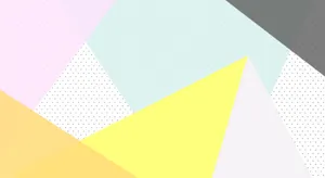 Vibrant Yellow Geometric Pattern Wallpaper