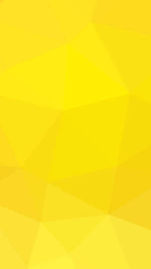 Vibrant Yellow Geometric Pattern Wallpaper