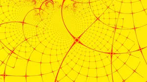 Vibrant Yellow Geometric Patterns Wallpaper